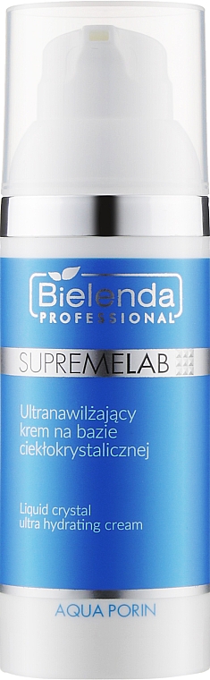 Ультразволожувальний крем для обличчя на основі рідкого кристалу - Bielenda Professional SupremeLab Liquid Crystal Ultra Hydrating Cream — фото N1