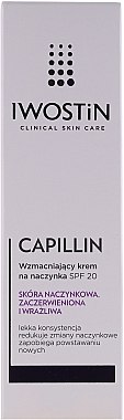 Зміцнювальний крем для судин - Iwostin Capillin Strengthening Light Cream SPF 20 — фото N2