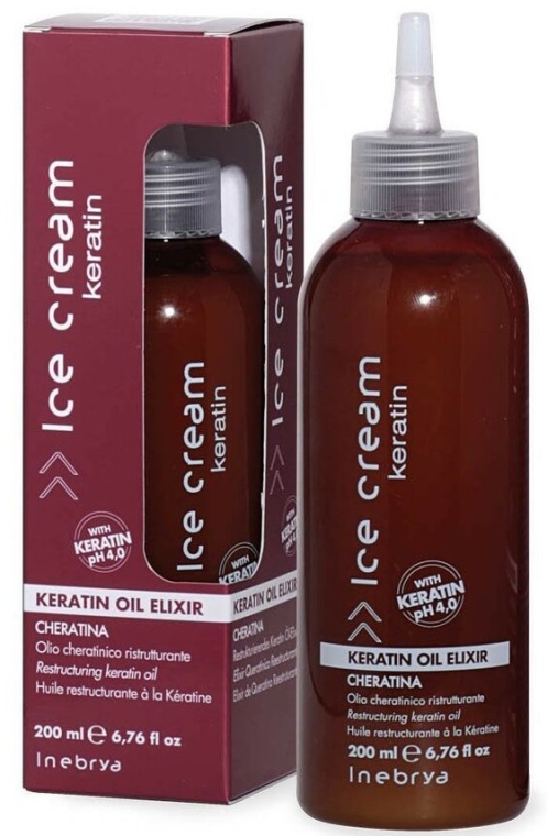 Эликсир с кератином - Inebrya Ice Cream Keratin Oil Elixir