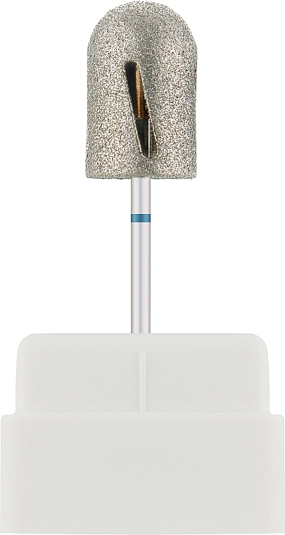 Фреза алмазная для педикюра "Twister", 12015, 13 мм, синяя - Nail Drill — фото N1