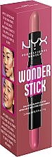 Двухсторонние кремовые румяна - NYX Professional Makeup Wonder Stick Blush — фото N2