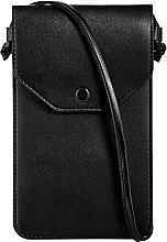 Духи, Парфюмерия, косметика Чехол-сумка для телефона на ремешке, чёрный "Cross" - Makeup Phone Case Crossbody Black