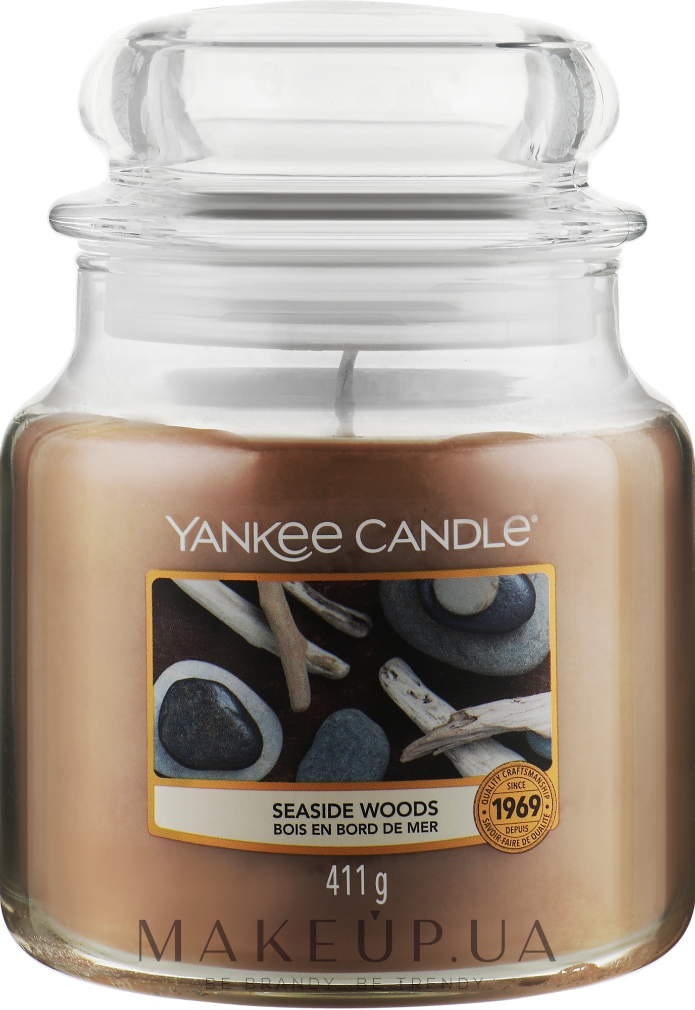 Ароматическая свеча "Приморский лес" в банке - Yankee Candle Seaside Woods — фото 411g