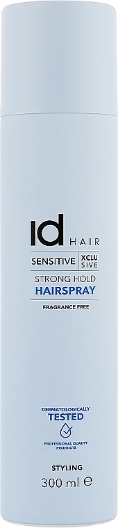 Лак сильної фіксації - idHair Sensitive Xclusive Hairspray Strong Hold — фото N1