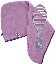 Духи, Парфюмерия, косметика Набор - Wet Brush Speed Detangle & Dry Towel Twist Duo (brush/1pc + towel/1pc)