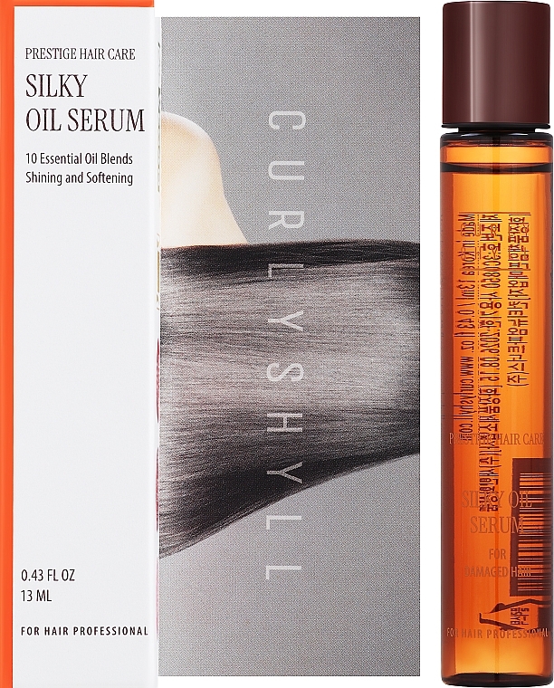 Сироватка для волосся з протеїнами шовку - Curly Shyll Silky Oil Serum — фото N4