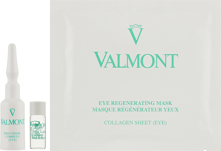 Коллагеновые маски для глаз - Valmont Intensive Care Eye Regenerating Mask — фото N3