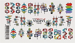 Водные наклейки для ногтей, VG - Vizavi Professional — фото N1
