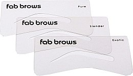 Парфумерія, косметика Шаблони для брів - Fab Brows