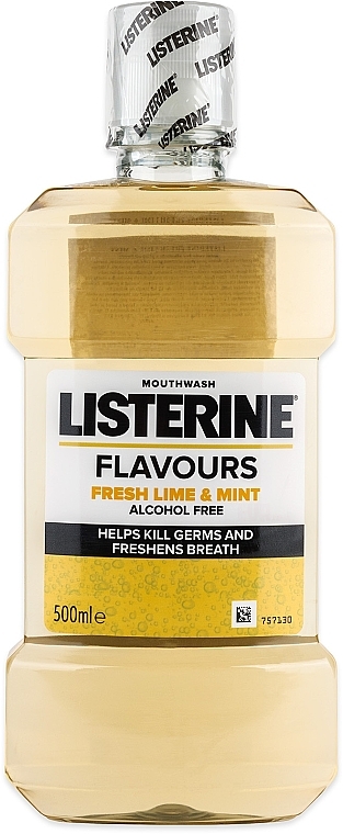 Ополіскувач для ротової порожнини "Свіжий лайм і м'ята" - Listerine Flavors Fresh Lime & Mint — фото N1