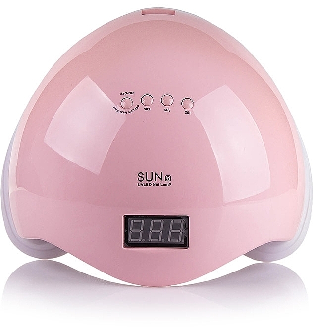 Лампа для манікюру 48W UV/LED, рожева - Sun 5 — фото N1