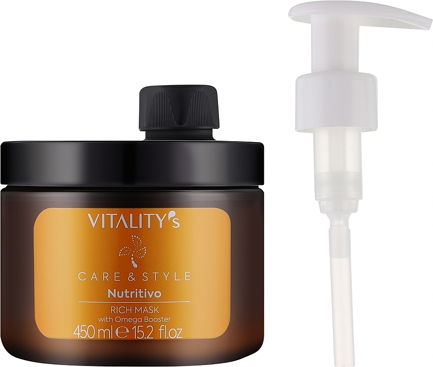 Маска для сухих или очень чувствительных волос - Vitality's C&S Nutritivo Rich Mask — фото N2