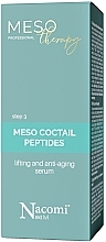 Лифтинг-коктейль с комплексом пептидов - Nacomi Meso Therapy Step 3 Coctail Pepide Solution — фото N2