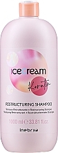 Восстанавливающий шампунь с кератином - Inebrya Ice Cream Keratin Restructuring Shampoo  — фото N3