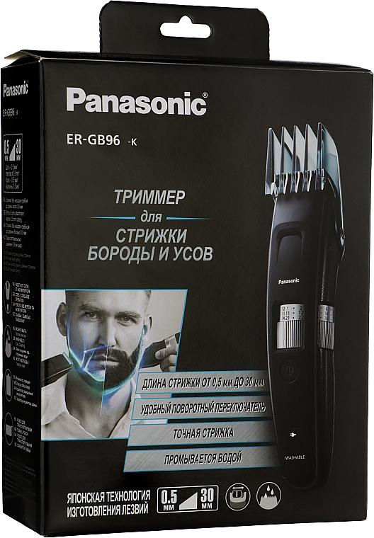 Триммер для стрижки бороды и усов - Panasonic ER-GB96-K520 — фото N2