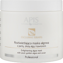 Маска для лица с жемчугом, икрой и золотистыми водорослями - APIS Professional Exlusive terApis Algid Mask — фото N1