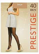 Колготы женские "Prestige" 40 Den, beige - Lady Sabina — фото N1