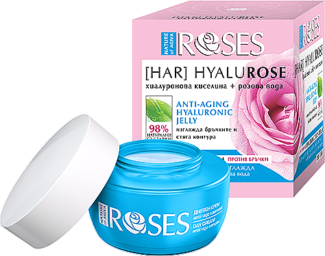 Гиалуроновый гель-крем против морщин - Nature of Agiva HAR Hyalurose Hyaluronic Anti-Wrinkle Gel Cream  — фото N1