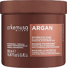 Питательная маска с аргановым маслом для сухих и поврежденных волос - Arkemusa Argan Mask — фото N1