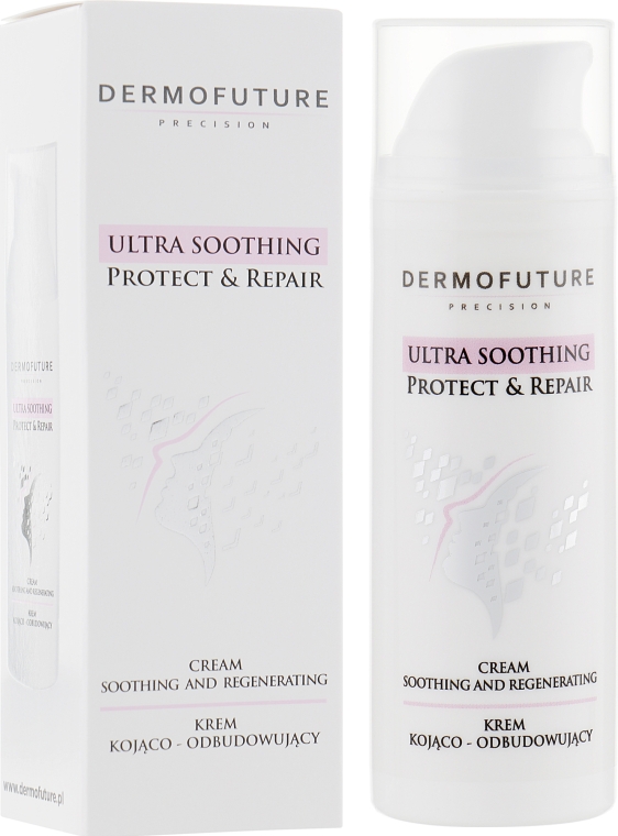 Восстанавливающий крем для лица - DermoFuture Ultra Soothing Protect & Repair Cream — фото N1