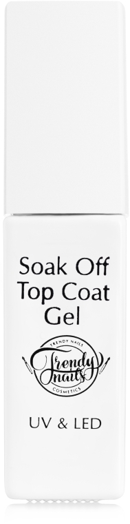 Верхнє покриття для нігтів - Trendy Nails Soak Off Top Coat Gel