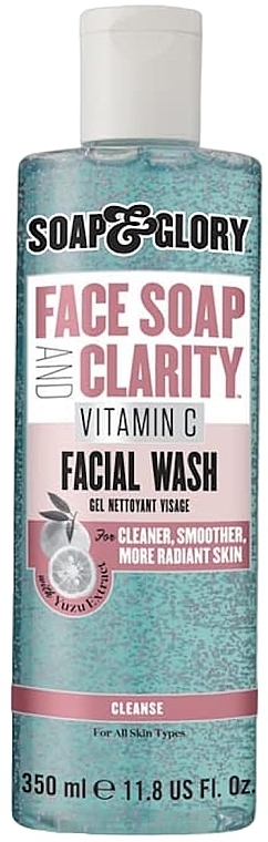 Очищувальний засіб для обличчя з вітаміном С - Soap Glory Face Soap & Clarity Vitamin C Face Wash — фото N1