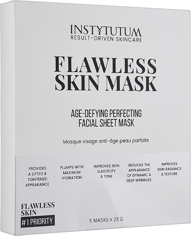 Маска для обличчя, листова - Instytutum Flawless Skin Mask — фото N1