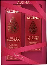 Духи, Парфюмерия, косметика Набор - Alcina Nutri Shine Set (shm/250ml + elixir/50ml)