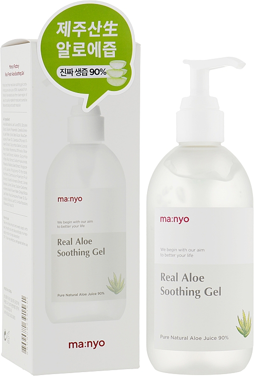 Успокаивающий освежающий гель с алоэ - Manyo Factory Real Aloe Soothing Gel — фото N1