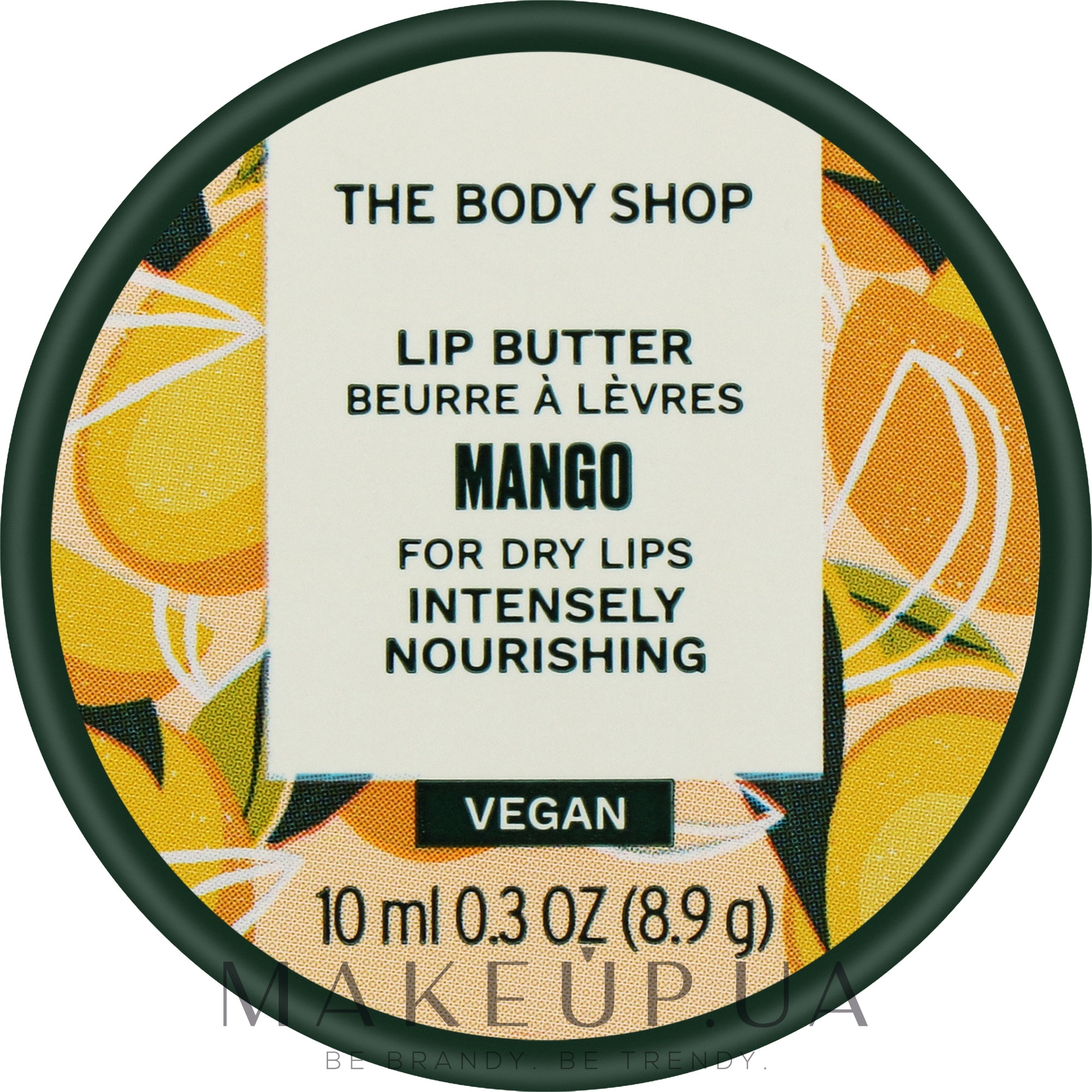 Масло для губ "Манго" - The Body Shop Mango Lip Butter For Dry Lips Intensely Nourishing — фото 10ml