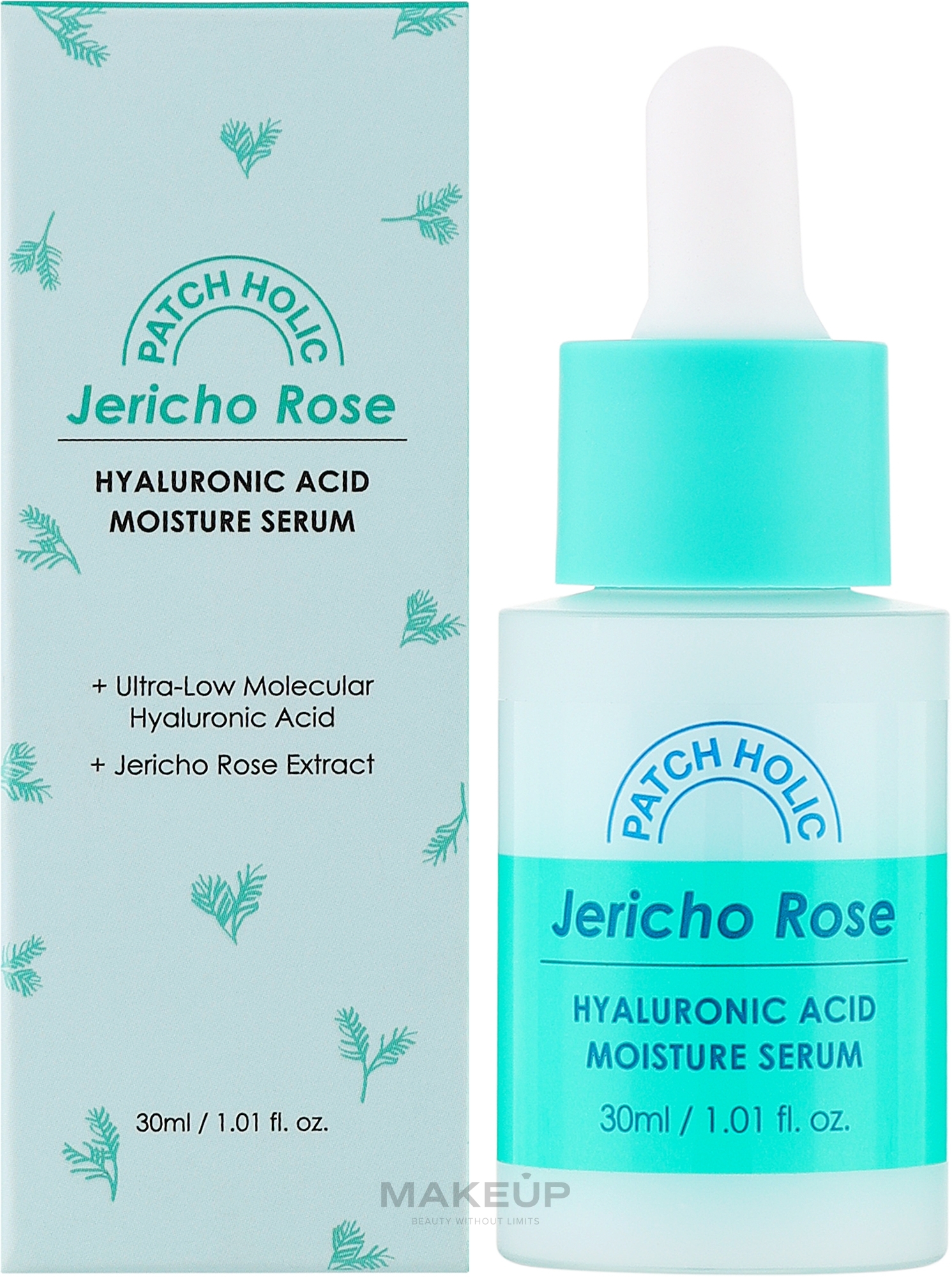 Увлажняющая сыворотка для лица - Patch Holic Jerico Rose Hyaluronic Acid Moisture Serum — фото 30ml