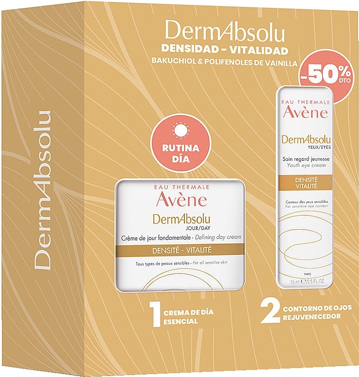 Набір - Avene DermAbsolu Day Cream (d/cr/40ml + eye/cr/15ml) — фото N1