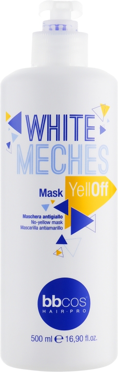 Маска для осветленных волос - BBcos White Meches Yell-Off