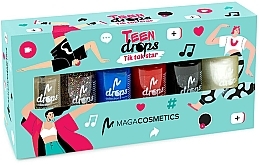 Набор лаков для ногтей - Maga Cosmetics Teen Drops Tik Tok Star V.03 — фото N1