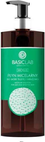 Міцелярна вода для жирної і чутливої шкіри - BasicLab Dermocosmetics Micellis — фото N2