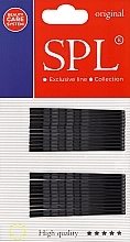 Парфумерія, косметика Невидимки для волосся фрезерні, 3020-0055, 5.5 см, чорні - SPL