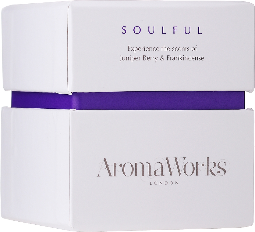 Ароматична свічка "Душевність" - AromaWorks Soulful Candle — фото N1