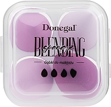 Набір спонжів для макіяжу, 4335, лілові - Donegal Blending Sponge — фото N1
