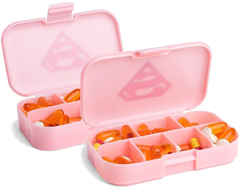 Органайзер для вітамінів - SmartShake Pill Box Organizer Supergirl — фото N2