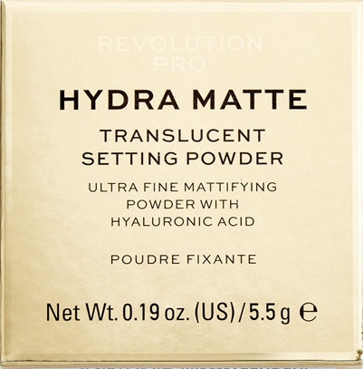 Рассыпчатая пудра с матовым эффектом - Revolution Pro Hydra Matte Translucent Setting Powder — фото N1