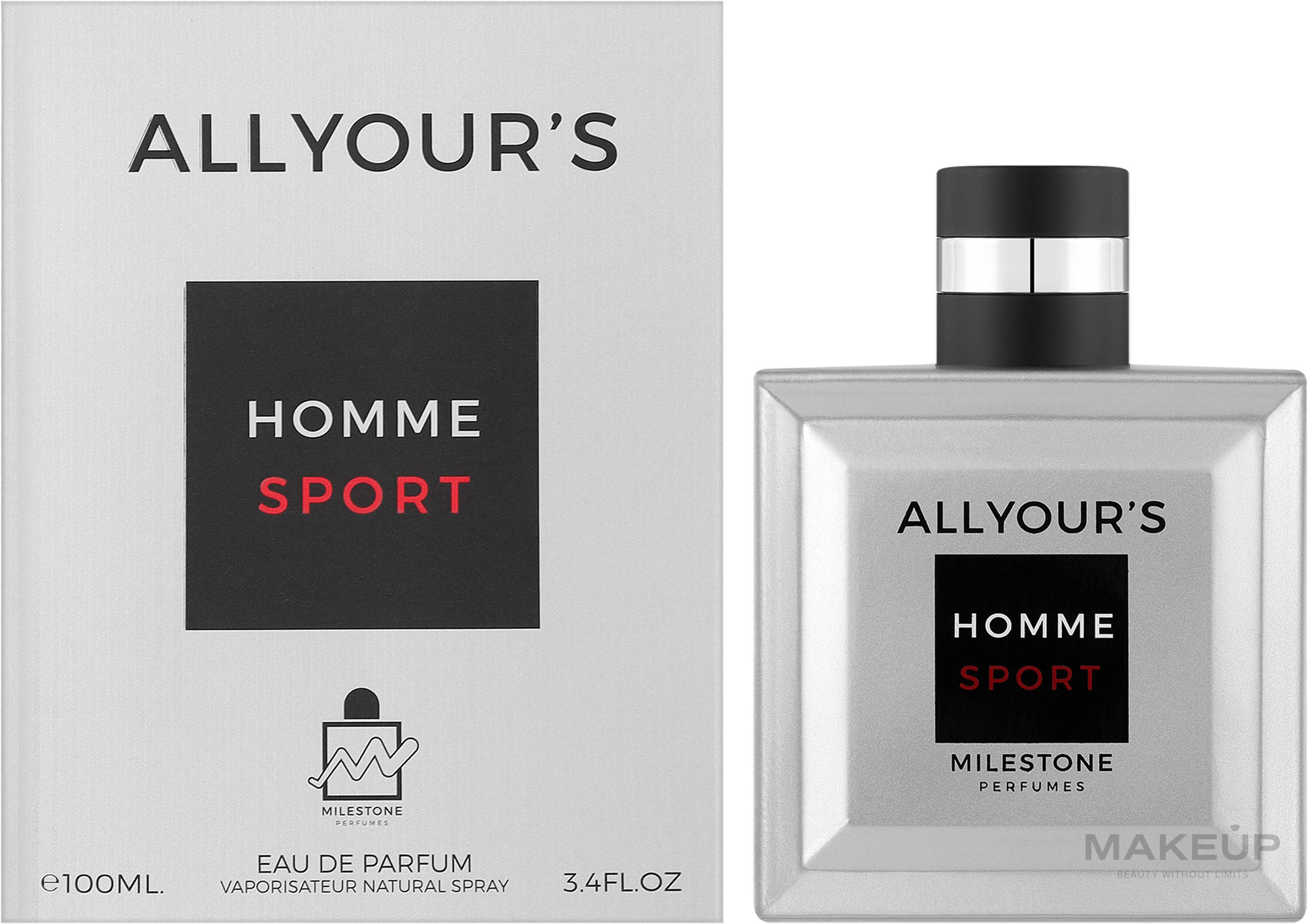 Milestone All Your'S Homme Sport - Парфюмированная вода — фото 100ml