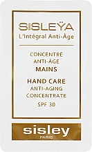 Парфумерія, косметика Концентрований крем для рук SPF 30 - Sisleya L'Integral Anti-Age Hand Care Concentrate (пробник)