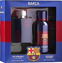 Парфумерія, косметика Air-Val International FC Barcelona - Набір (edt/100 ml + deo/150 ml)