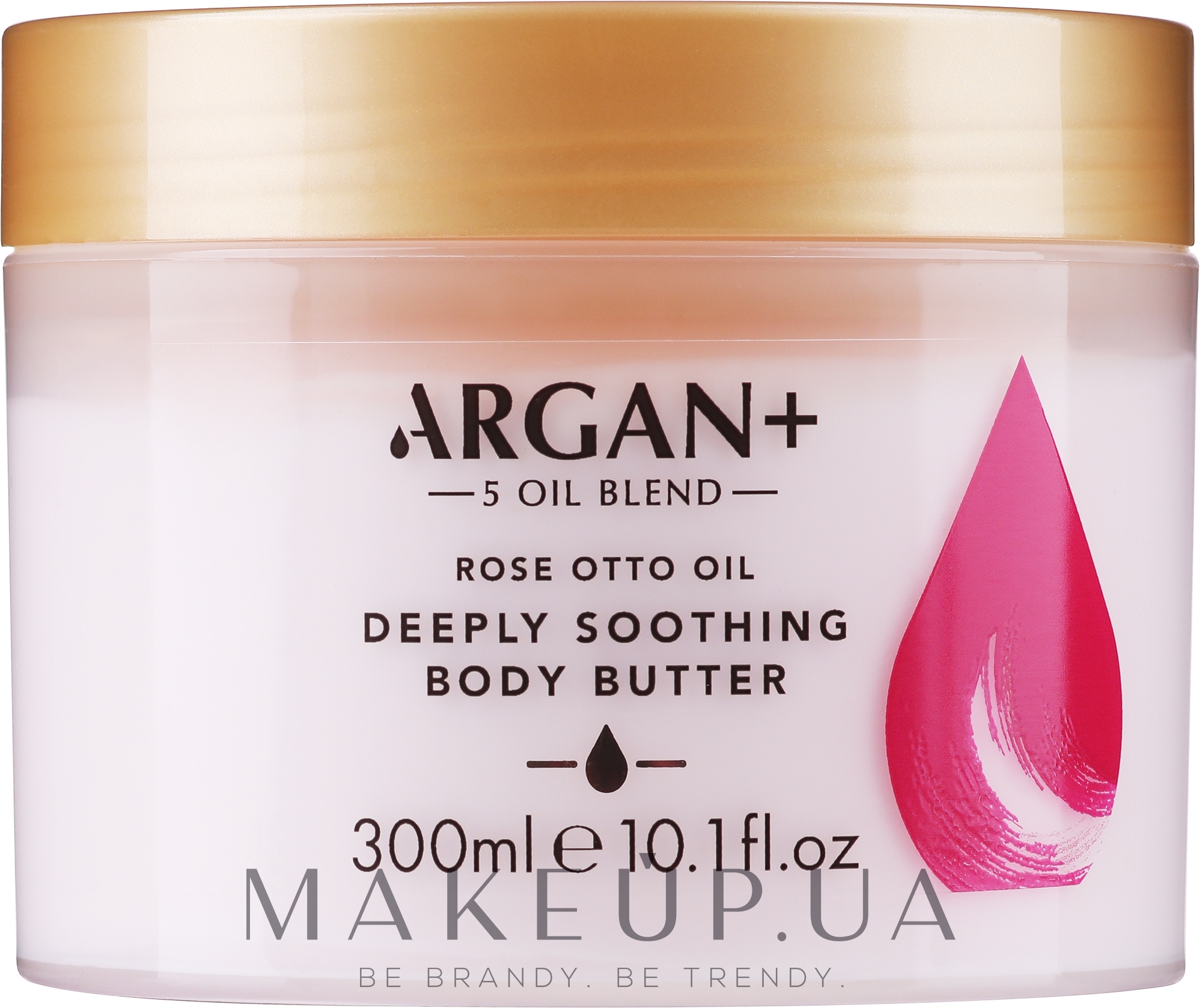 Масло для тіла "Марокканська троянда" - Argan+ Moroccan Rose Nourish & Soften Body Butter — фото 300ml