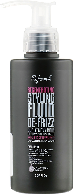 Выпрямляющий и регенерирующий флюид - ReformA Regenerating Fluid De-Frizz
