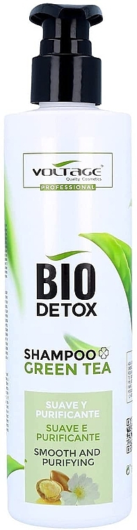 Шампунь для волос "Зеленый чай" - Voltage Bio Detox Shampoo Green Tea — фото N1