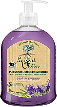 Мило рідке з екстрактом лаванди - Le Petit Olivier - Pure liquid traditional Marseille soap - Lavender — фото N1
