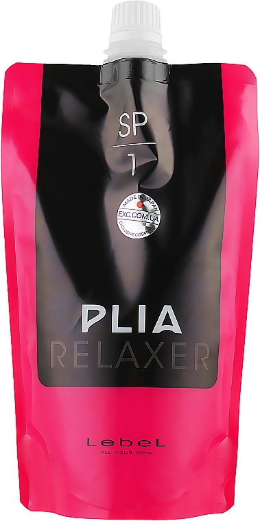 Крем для сенсорного випрямлення жорсткого волосся, крок 1 - Lebel Plia Relaxer SP1 — фото N1