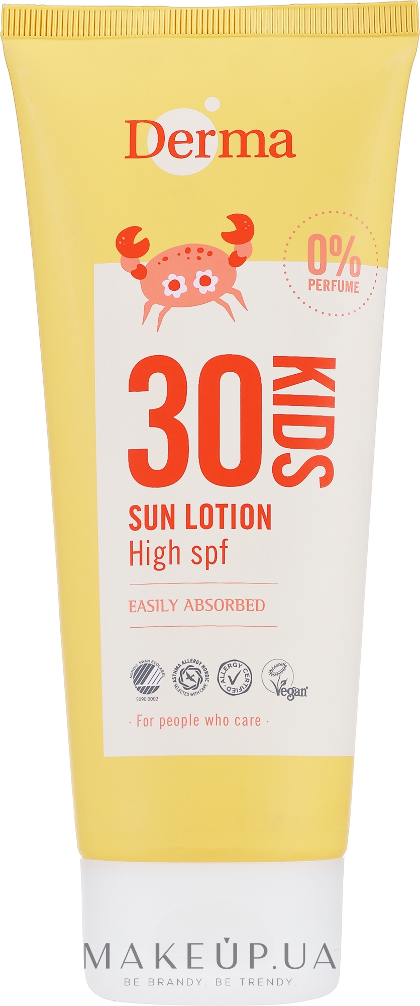 Сонцезахисний лосьйон для дітей - Derma Sun Kids Lotion SPF30 — фото 200ml