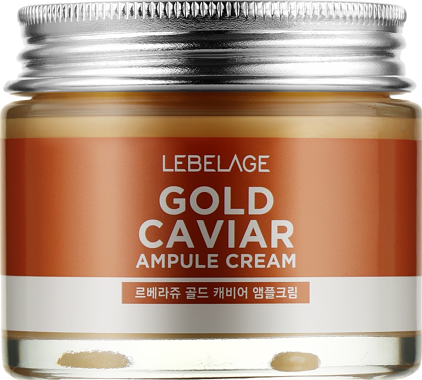 Омолаживающий крем с золотом и экстрактом икры - Lebelage Ampoule Cream Gold Caviar